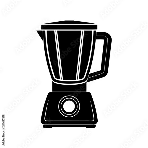 Blender vector silhouette illustration design