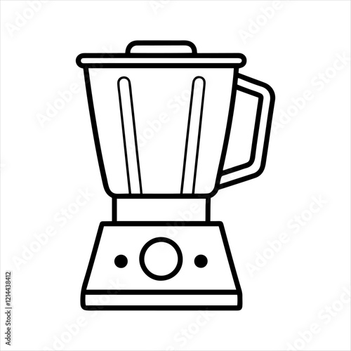 Blender vector silhouette illustration design