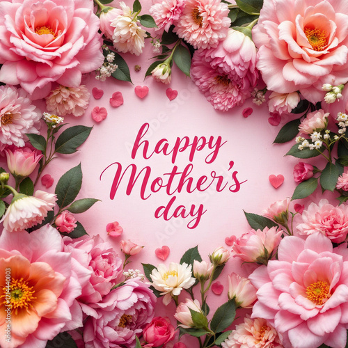 Concept photo of happy mother's day greeting