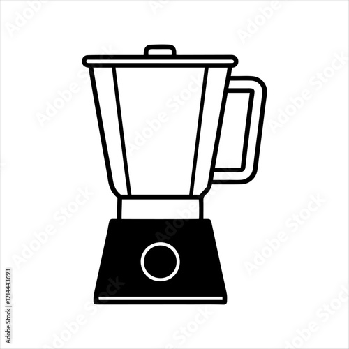 Blender vector silhouette illustration design