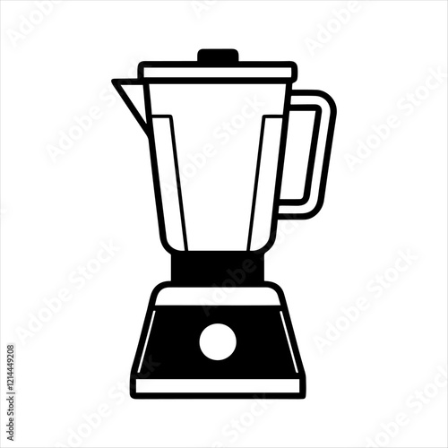 Blender vector silhouette illustration design