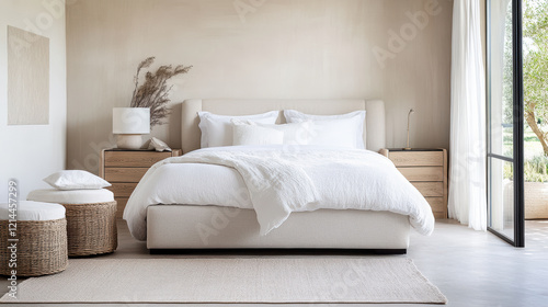 Wallpaper Mural Elegant bedroom with touch of luxury and refined decor Torontodigital.ca