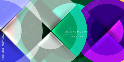 Target circle geometric abstract shapes. Vector Illustration For Wallpaper, Banner, Background, Card, Book Illustration, landing page