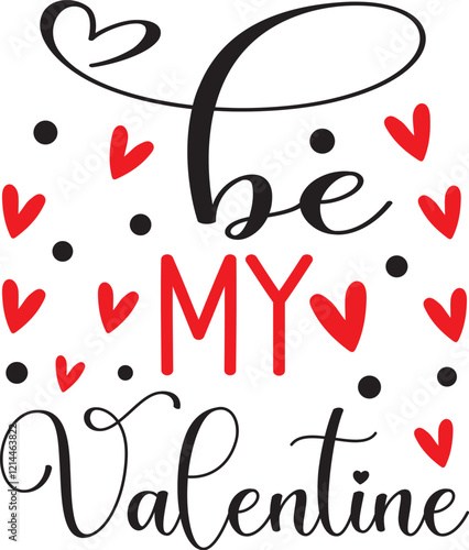 be my valentine SVG