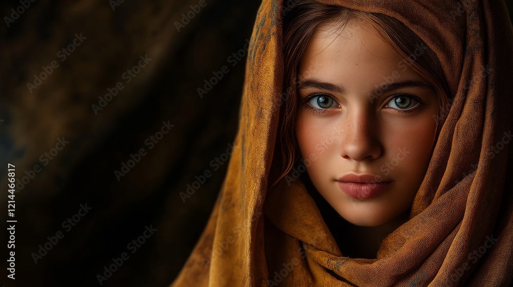 Portrait of a beautiful young biblical woman Portrait of a beautiful young biblical woman