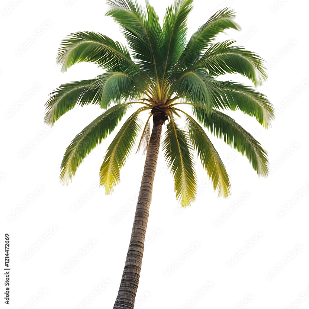 Fototapeta premium palm tree isolated on white