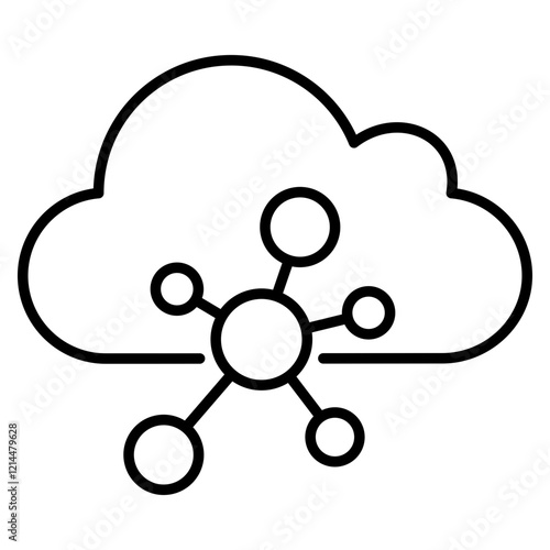Cloud computing icon