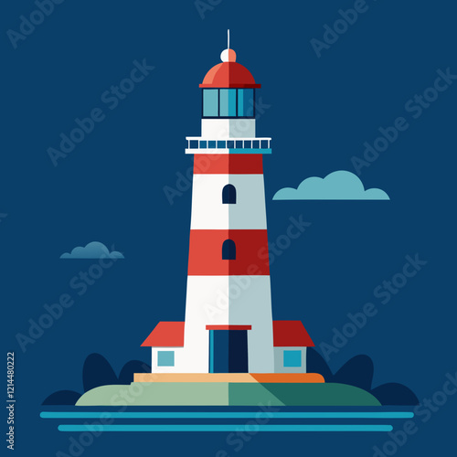 lighthouse on the island