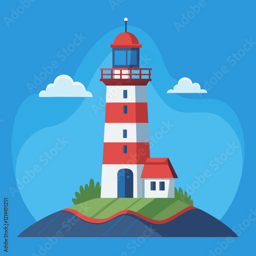 lighthouse on the island