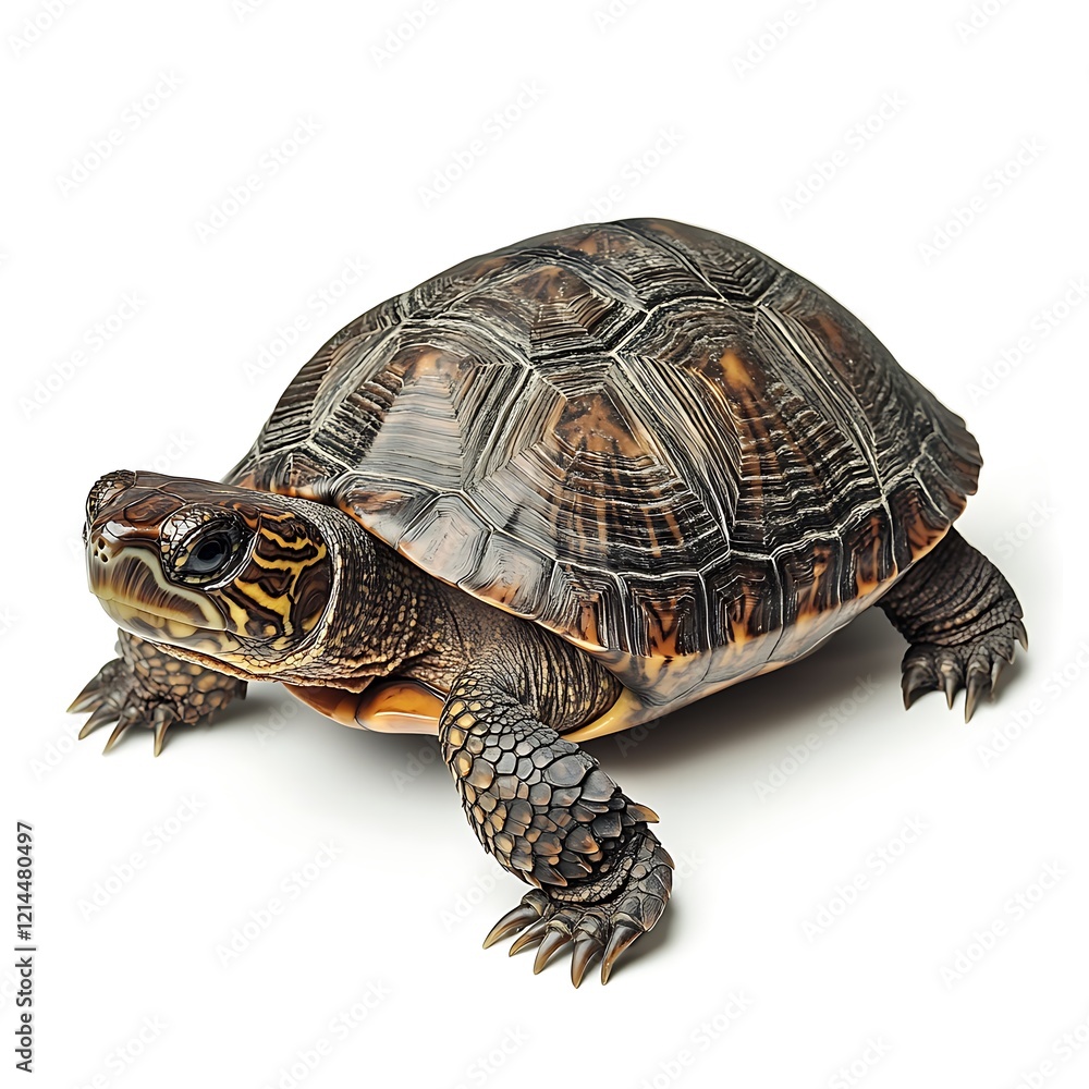 Obraz premium a turtle on a white background