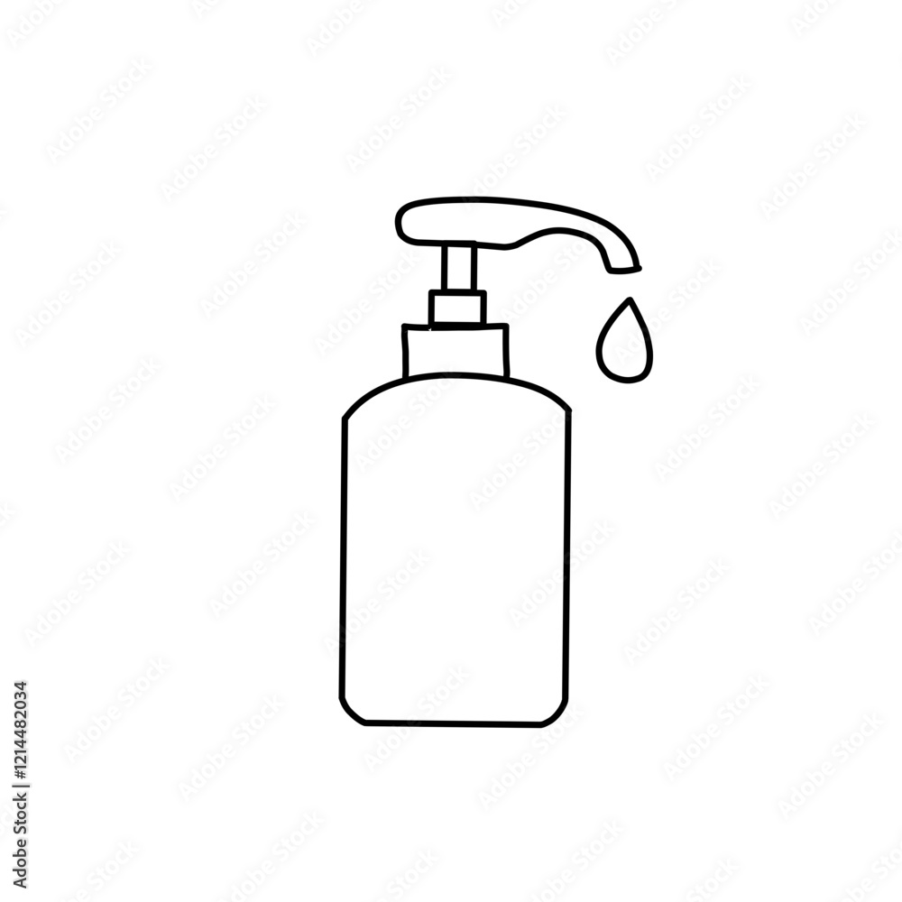 Hair Care Line Icon Hair Care Line Icon
