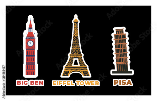 Travel sticker pack