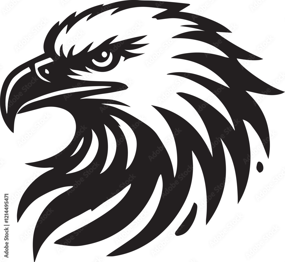 Obraz premium eagle head vector