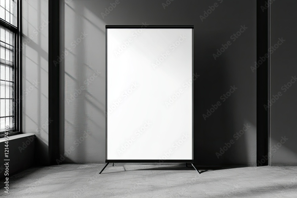 Flawless Image of Blank Roll Up Banner Stand Flawless Image of Blank Roll Up Banner Stand