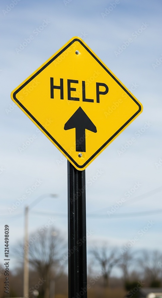 Help Wanted Sign - Motivational Concept. This image can be used to convey themes of assistance, support, guidance, and reaching for goals. Help Wanted Sign - Motivational Concept. This image can be used to convey themes of assistance, support, guidance, and reaching for goals.