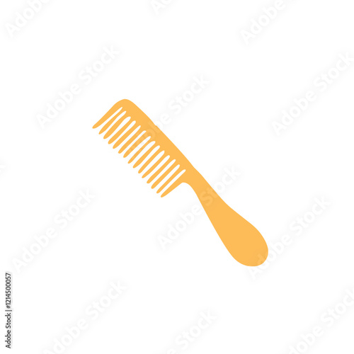 colorful hair comb vector