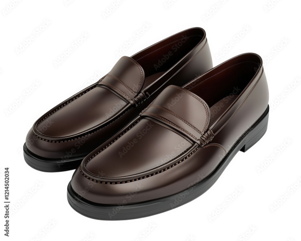 Stylish brown leather loafers with sleek design, perfect for formal occasions or casual outings. These shoes combine comfort and elegance for any wardrobe Stylish brown leather loafers with sleek design, perfect for formal occasions or casual outings. These shoes combine comfort and elegance for any wardrobe