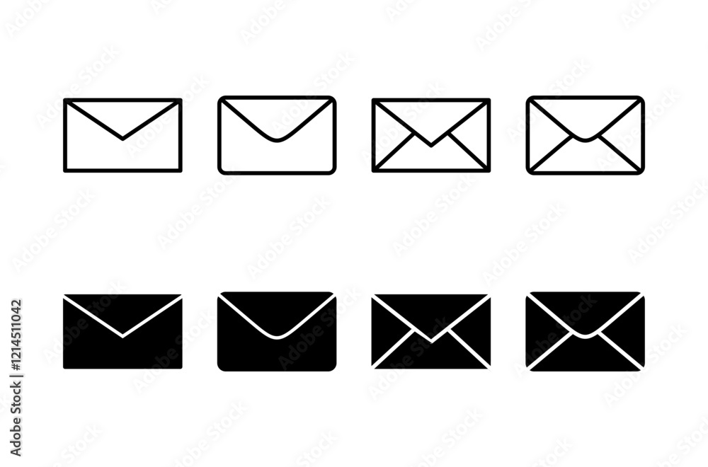Mail vector vector icon isolated on white background. E-mail icon. Envelope illustration. Message Mail vector vector icon isolated on white background. E-mail icon. Envelope illustration. Message