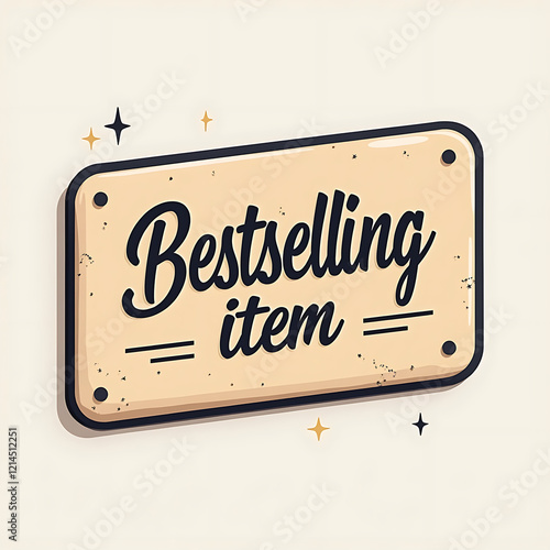 best selling item illustration