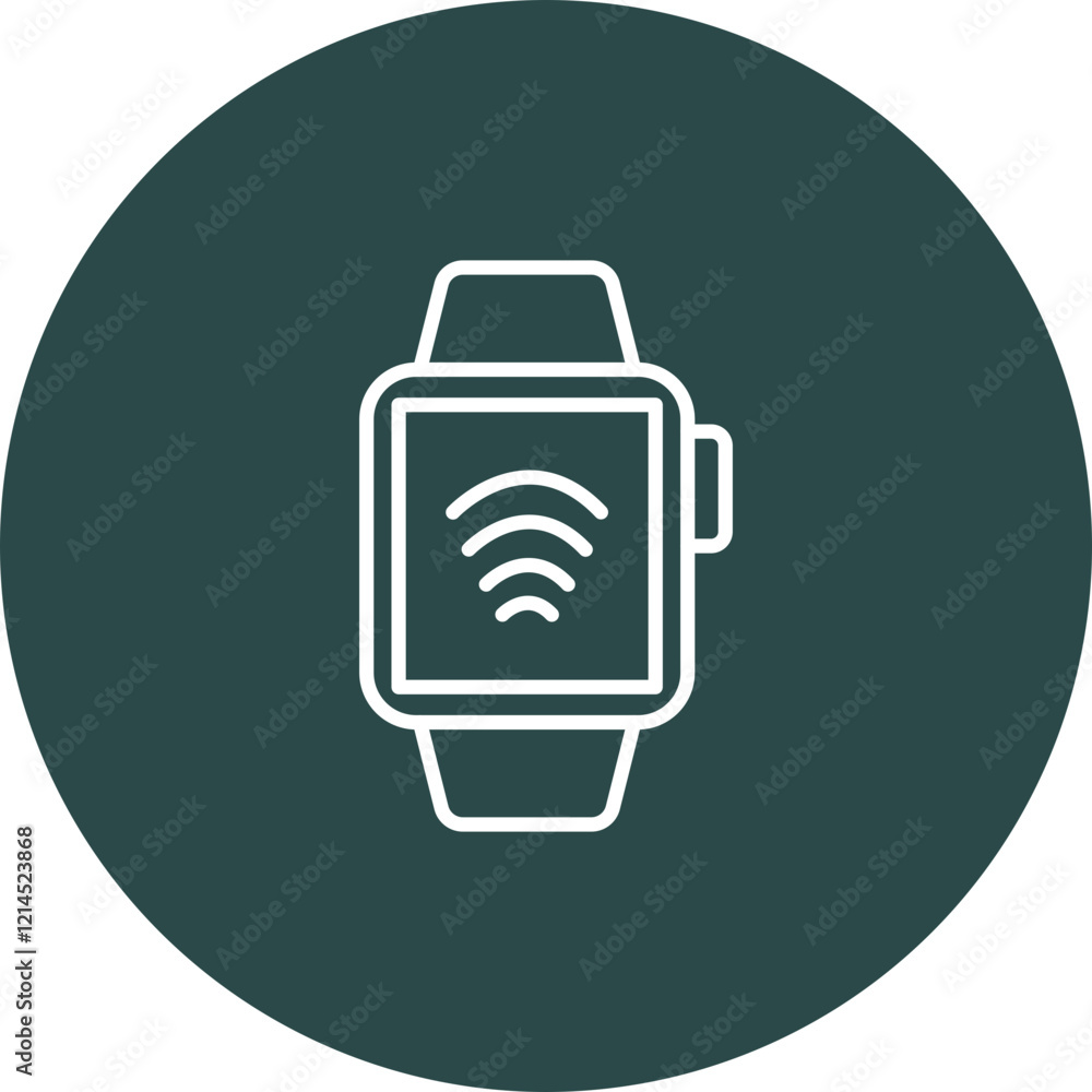 Smartwatch App Vector Icon Design Smartwatch App Vector Icon Design