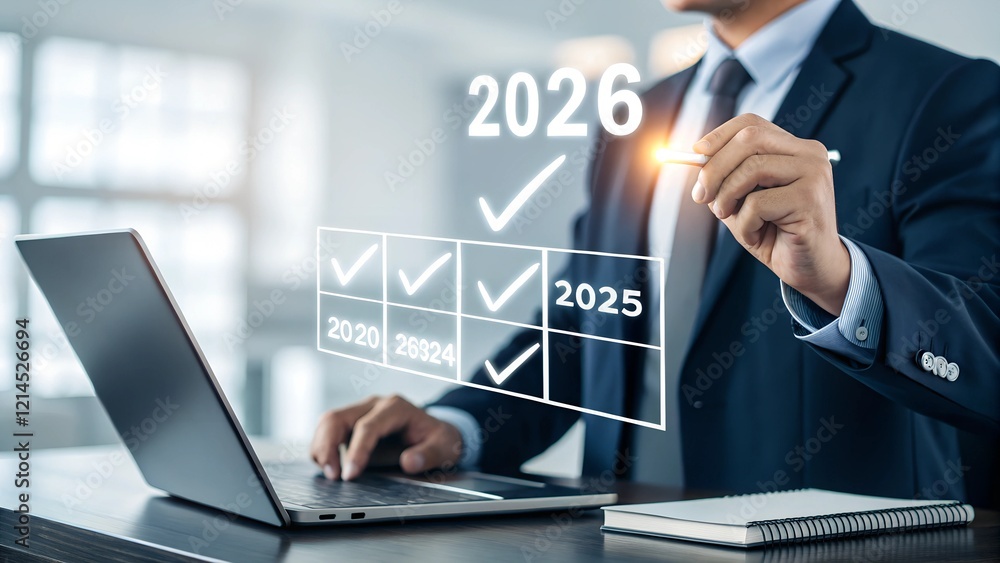 Businessman draws increase arrow challenge business strategy Businessman draws increase arrow challenge business strategy