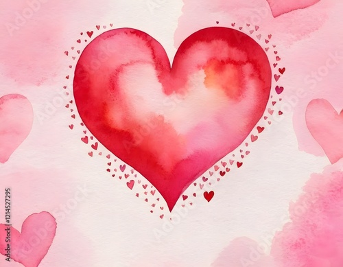 pink background featuring a Valentine's Day theme. Include elements like soft glowing hearts, roses, and romantic motifs such as Cupid's arrows, gift boxes, and love letters. The design should evoke a