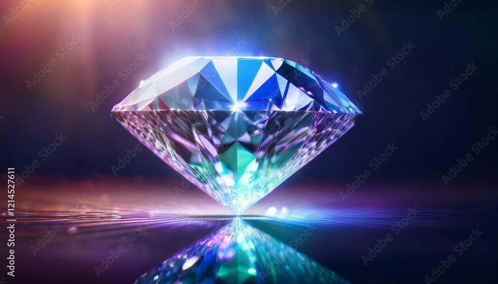 Diamonds reflect light in an uncompromising setting. Diamonds reflect light in an uncompromising setting.