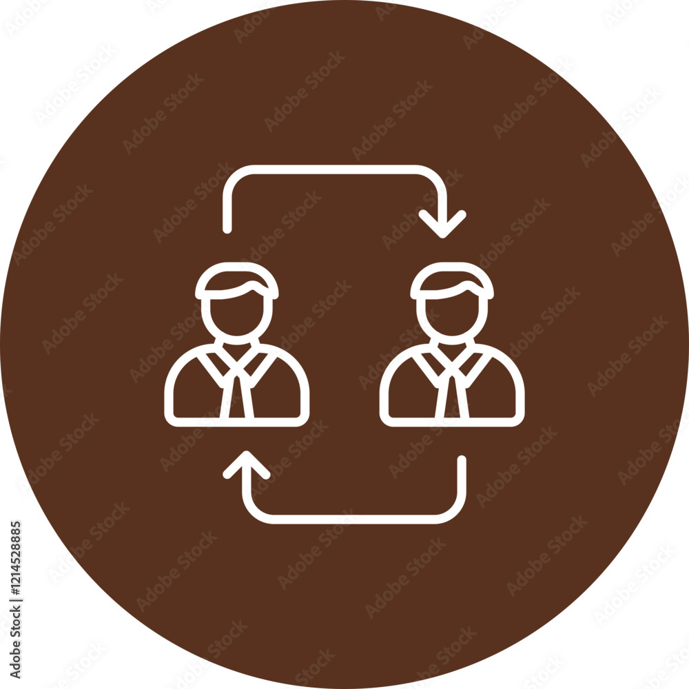 Exchange Vector Icon Design