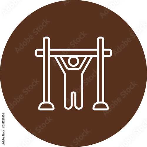 Calisthenics Vector Icon Design