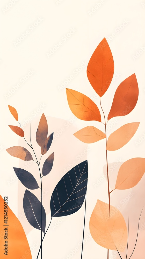 Artistic Arrangement of Different Shapes and Sizes in Warm Tones Artistic Arrangement of Different Shapes and Sizes in Warm Tones