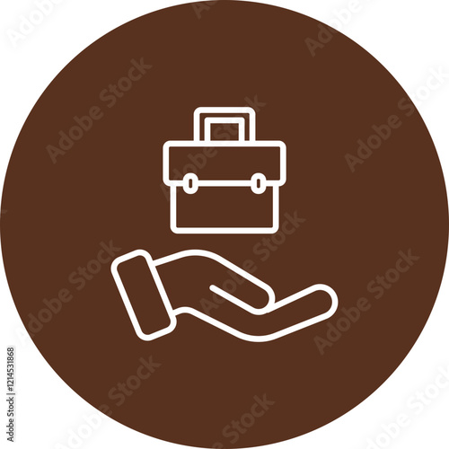 Job Offer Vector Icon Design