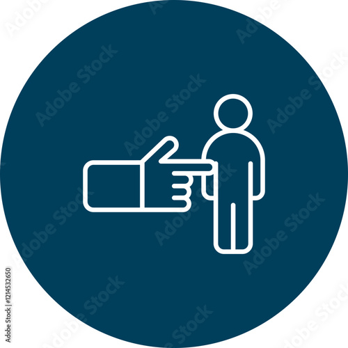 Passive Candidate Vector Icon Design