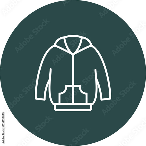 Jacket Vector Icon Design