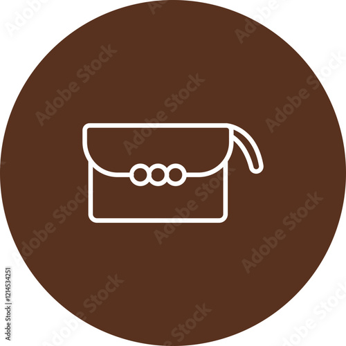 Clutch Vector Icon Design