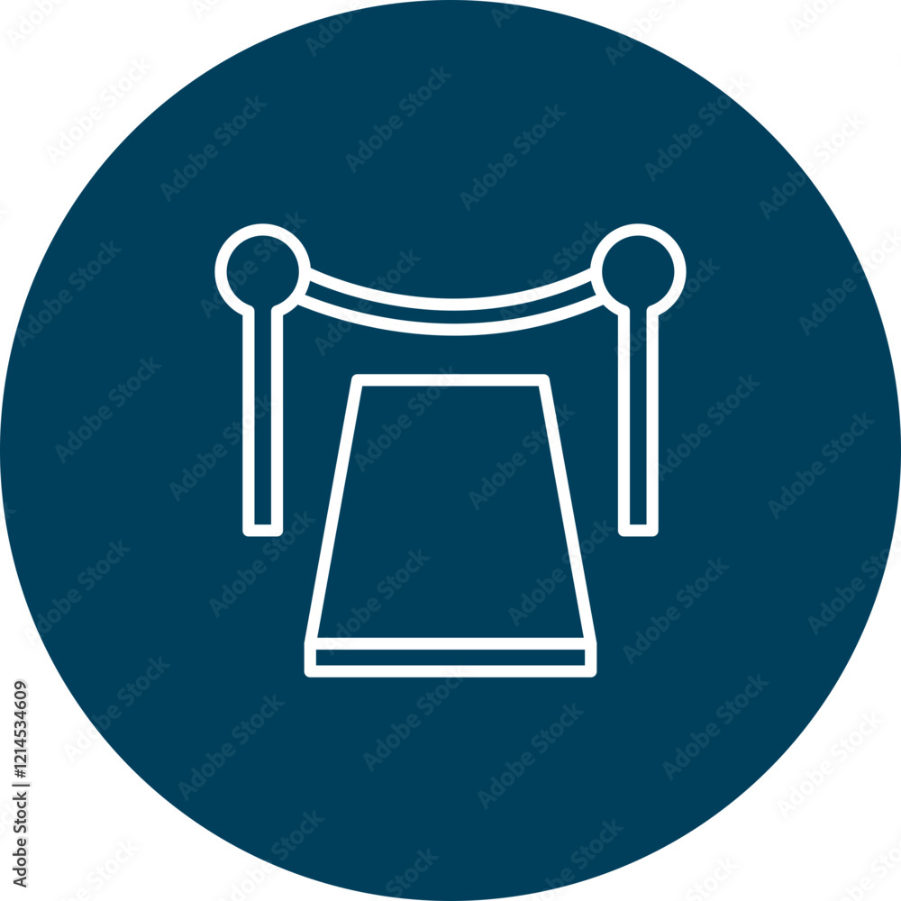 Red Carpet Vector Icon Design Red Carpet Vector Icon Design