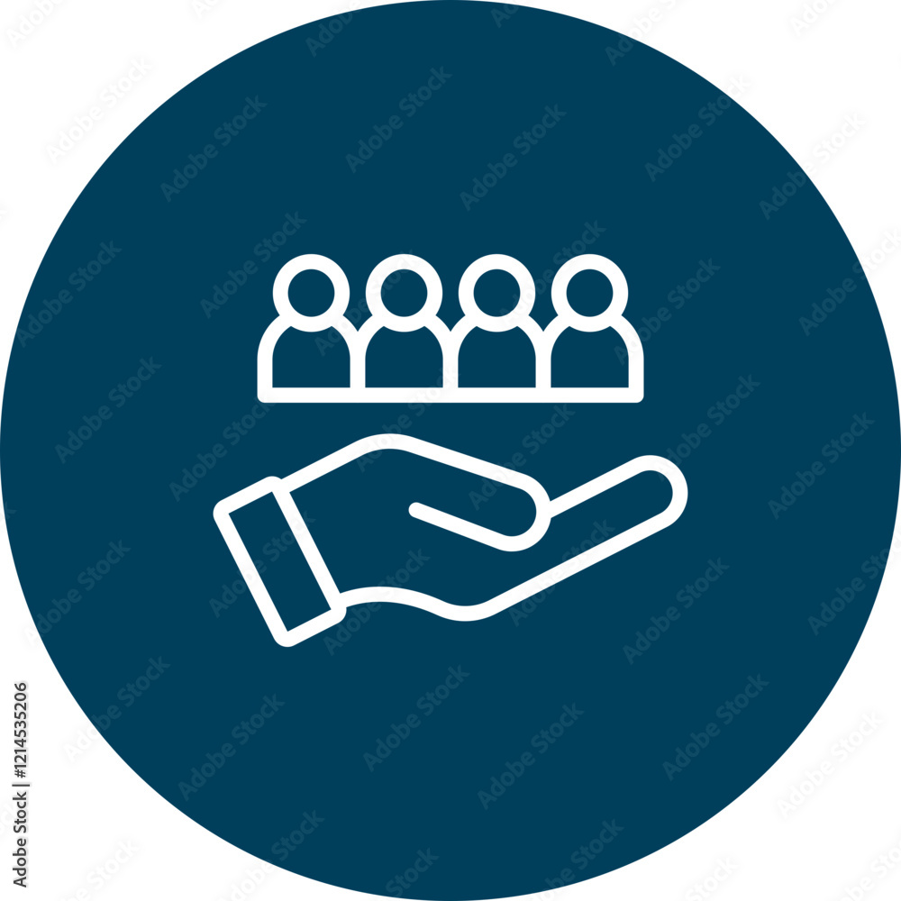 Community Outreach Vector Icon Design Community Outreach Vector Icon Design