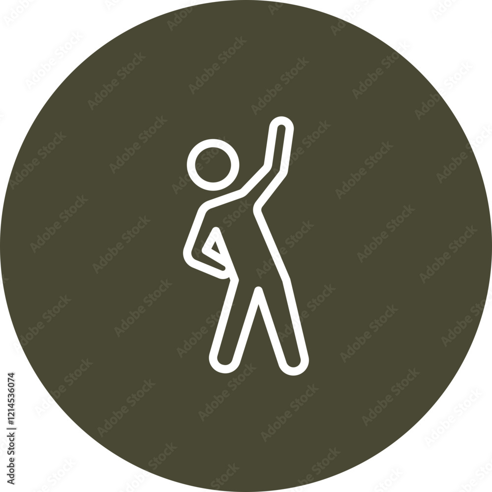 Obraz premium Stretching Vector Icon Design