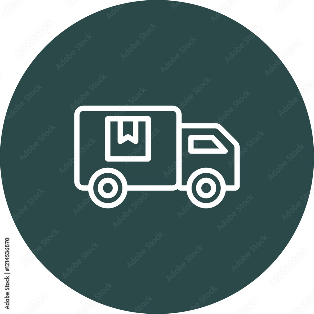 Lorry Vector Icon Design Lorry Vector Icon Design