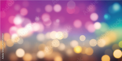 abstract background.abstract colorful bokeh background. Abstract Yellow Violet Glitter Christmas Light blurred background. abstract shiny vintage background . 