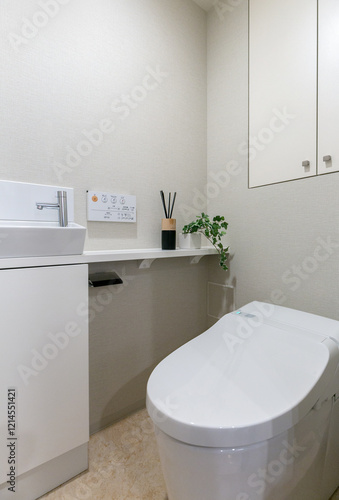 タンクレストイレ・一体型便器、住宅