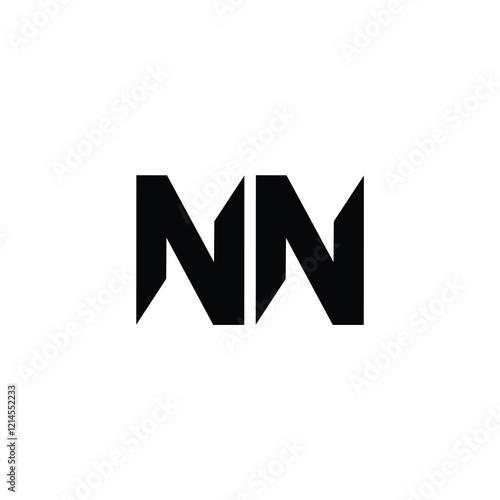 Free Download NN monogram logo design letter text name symbol monochrome logotype alphabet character simple logo - GFXLoad