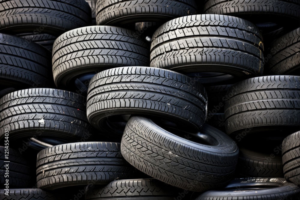 Quality Used Tires for Sale at Automotive Store. Black Rubber Stacks for Your Auto Equipment Needs Quality Used Tires for Sale at Automotive Store. Black Rubber Stacks for Your Auto Equipment Needs