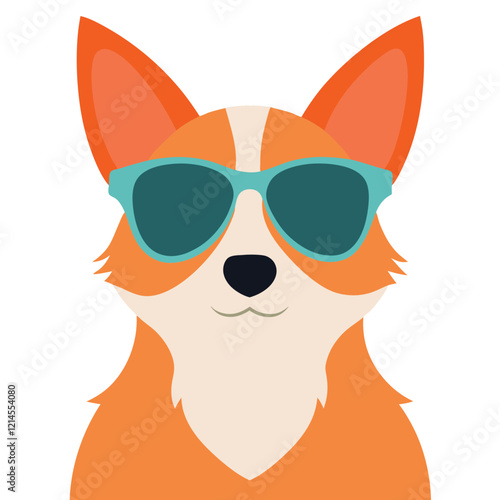 Adorable Dog Illustration on White Background