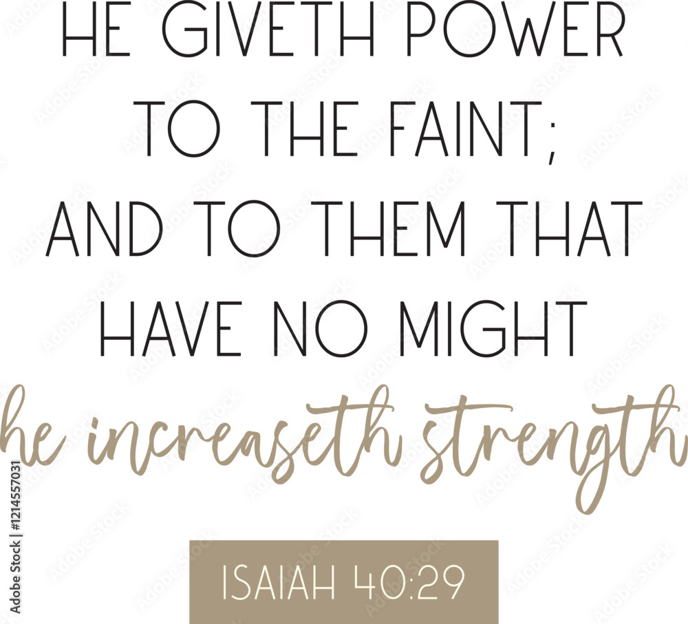 Obraz premium Healing Bible Verse art printable, Christian biblical poster, vector illustration