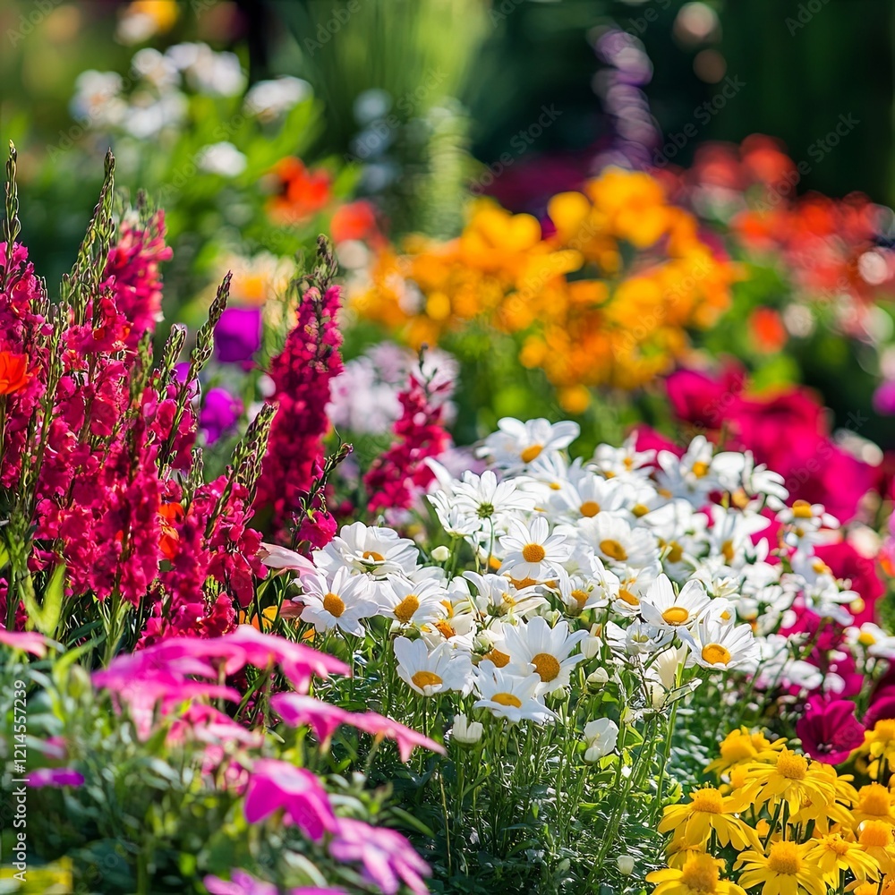 Obraz premium Cosmos flower blossom in garden