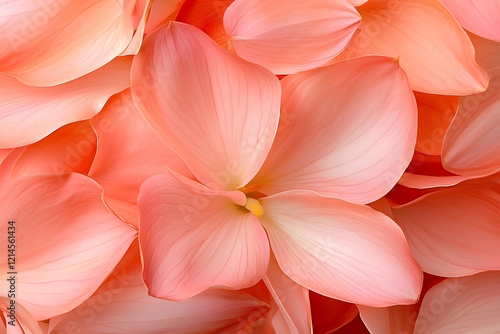 Nature’s vibrant viewpoint close-up of pink petals in a floral action background