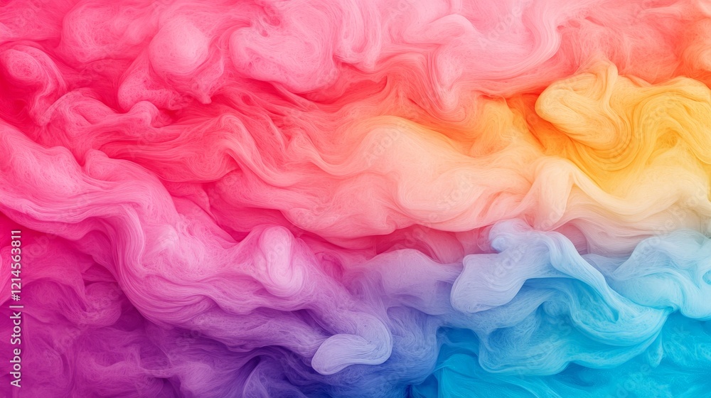 Abstract Swirls of Color: A vibrant abstract background features a mesmerizing swirl of colors, blending pink, purple, blue, and yellow in an ethereal display. Abstract Swirls of Color: A vibrant abstract background features a mesmerizing swirl of colors, blending pink, purple, blue, and yellow in an ethereal display.