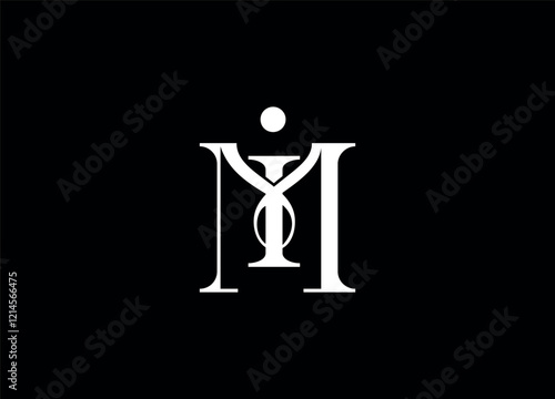 MI Logo Design Creative and Modern Logo Design
