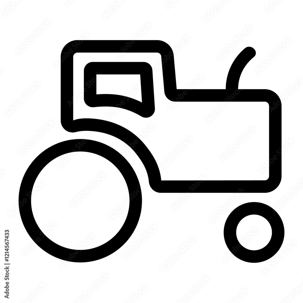 car icon black with outline style car icon black with outline style