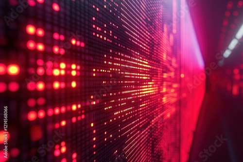 Wallpaper Mural 3d render Stock market chart or data on LED display. Various type of financial and investment products in Bond market. Data analyzing in forex market trading: the charts and summary info Torontodigital.ca